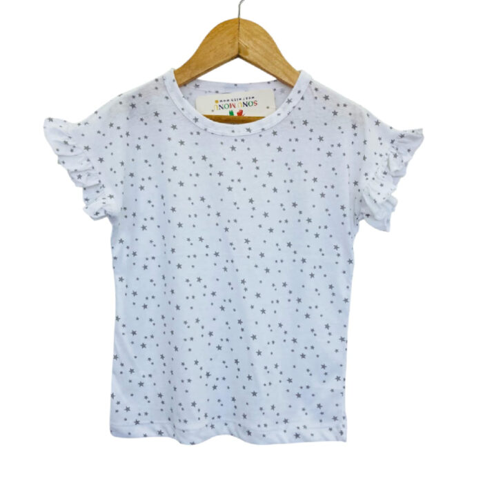 Little Star White Girls T-Shirt